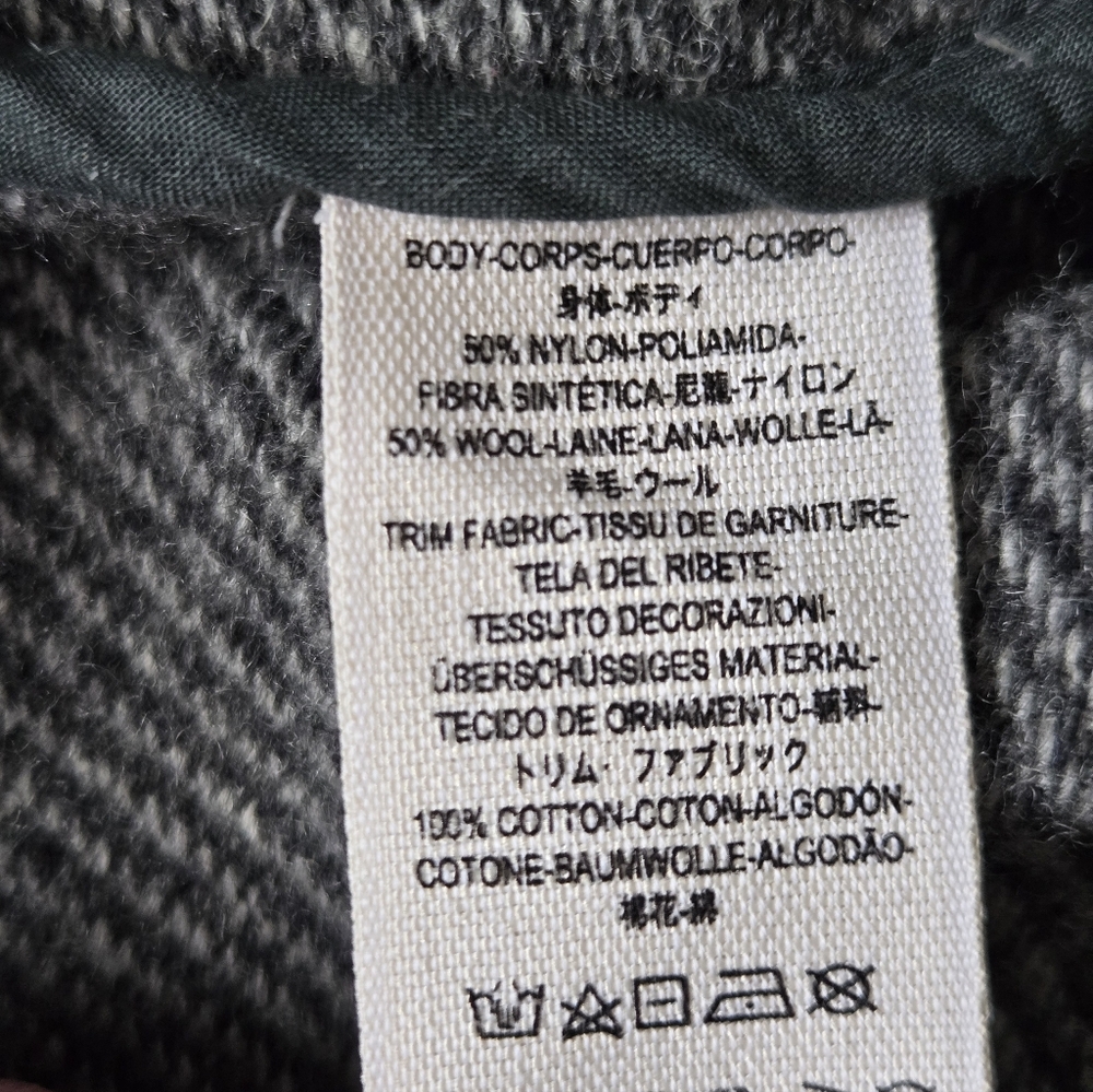 FREE PEOPLE NWT Wool Blend Long Grey Knit Longline Jacket/ Coatigan. Size Large - Picture 12 of 16